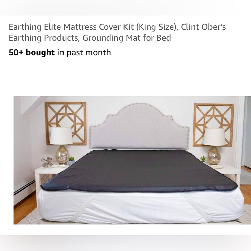 BRAND NEW Earthing King-Size Mattress Cover Kit - Wellness Accessory - Picture 3 of 7